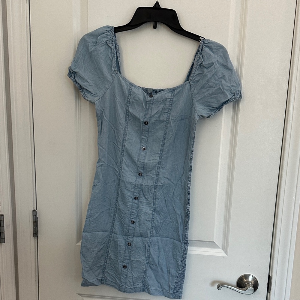Love Tree Sky Blue Mini Dress